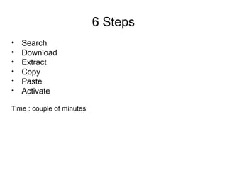 Using command line …..
 