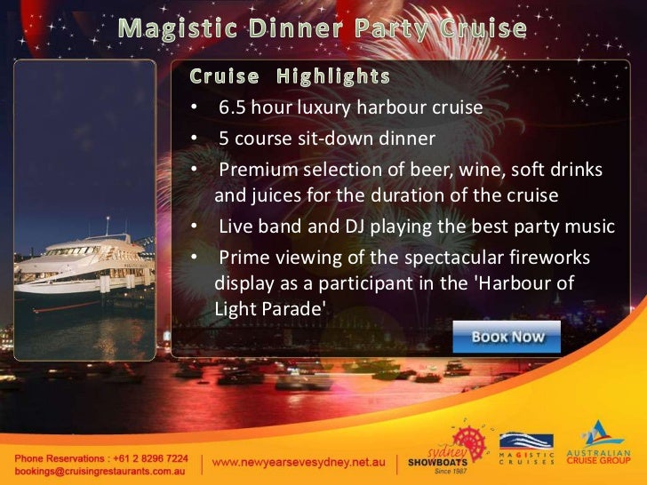 New Years Eve Party Venue on Sydney Harbour