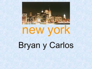 new york Bryan y Carlos 