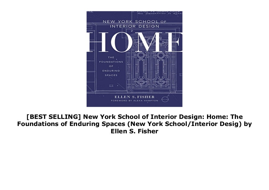 [BEST SELLING] New York School of Interior Design Home The