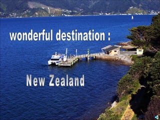 wonderful destination : New Zealand 