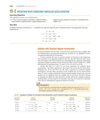 Rotational Variables Physics Fundamentals of Physics
