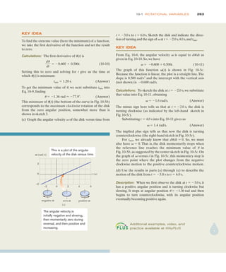 Rotational Variables Physics Fundamentals of Physics