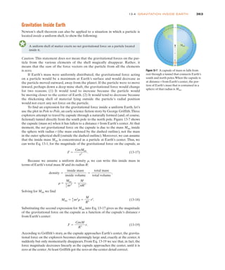 Fundamentals of Physics "Gravitation" | PDF