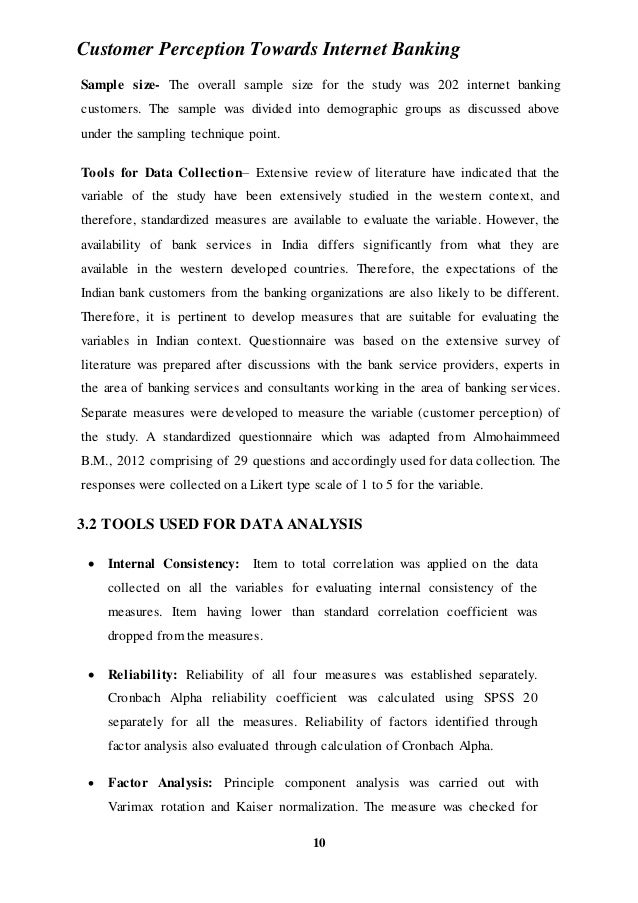 Literature review on customer perception towards online banking