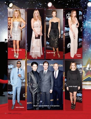 2098 ‫العدد‬ 2015 ‫يناير‬25
Jennifer
Lopez
Keltie Knight
Nick Cannon
Miyavi, Garrett Hedlund, & Jai Courtney
Karlie Kloss
Kate Hudson
Kelsea Ballerin
 