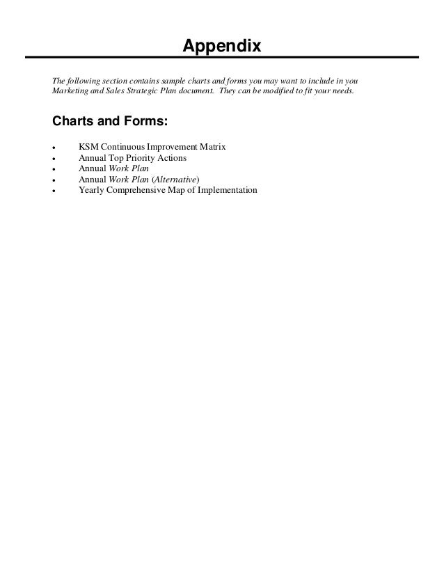 sample marketing plan template
