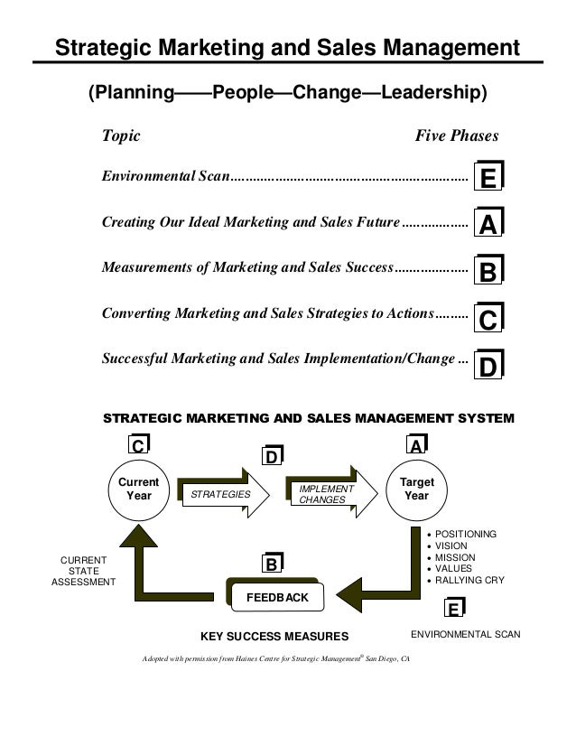 Marketing and sales strategy business plan sample