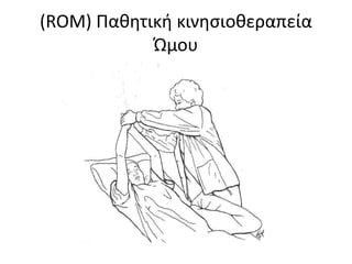 (ROM) Παθητική κινησιοθεραπεία
Ώμου
 