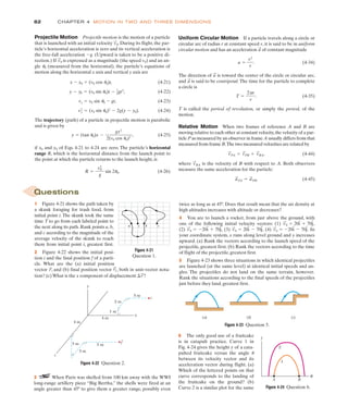 Fundamentals of Physics "MOTION IN TWO AND THREE DIMENSIONS" | PDF