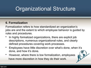 Standardised Structure Comprehensive Guide to Organizational Structure and Design in ...