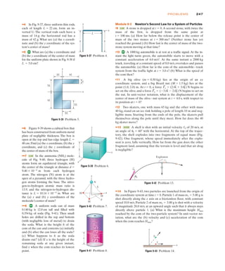 Fundamentasl of Physics "CENTER OF MASS AND LINEAR MOMENTUM"