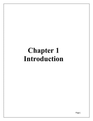Page |
10
Chapter 1
Introduction
 