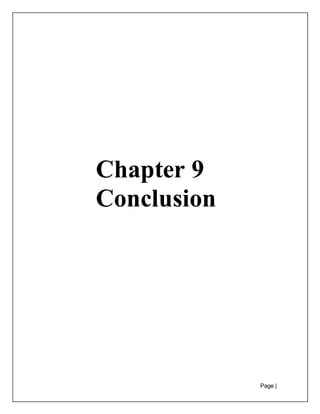 Page |
33
Chapter 9
Conclusion
 