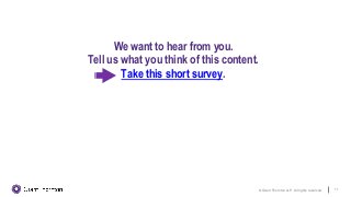© Grant Thornton LLP. All rights reserved. 11
We want to hear from you.
Tell us what you think of this content.
Take this short survey.
 