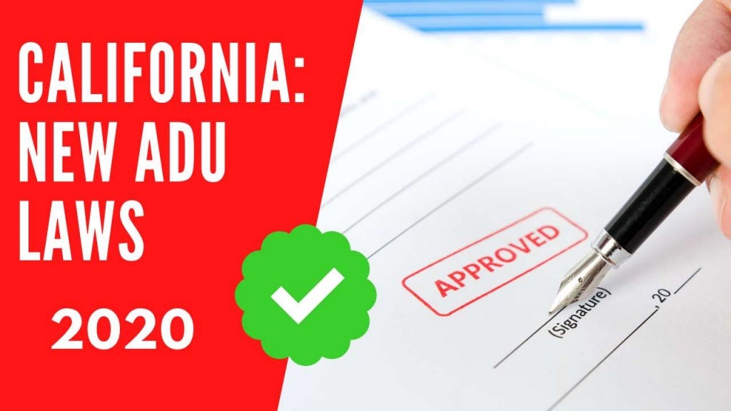 New ADU Laws in California 2020