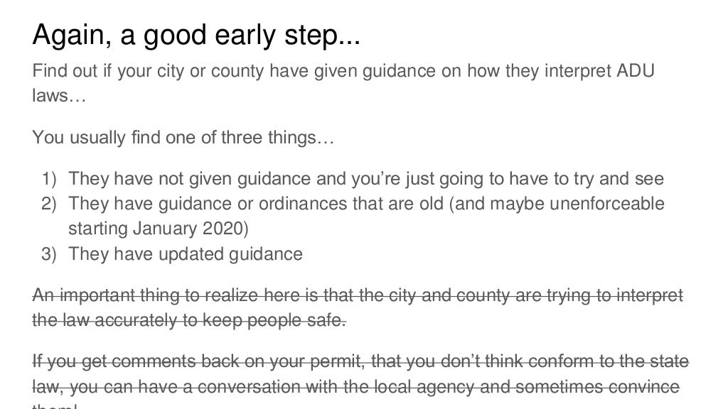 New ADU Laws in California 2020