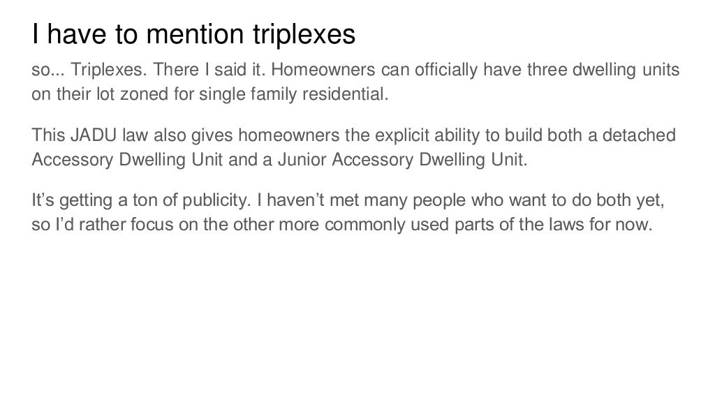 New ADU Laws in California 2020