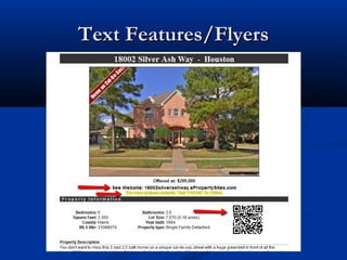 Text Features/Flyers

 