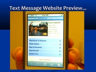 Text Message Website Preview...

 