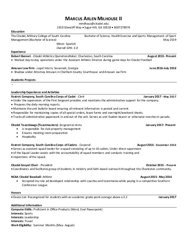 My Professional Resume My Professional Resume