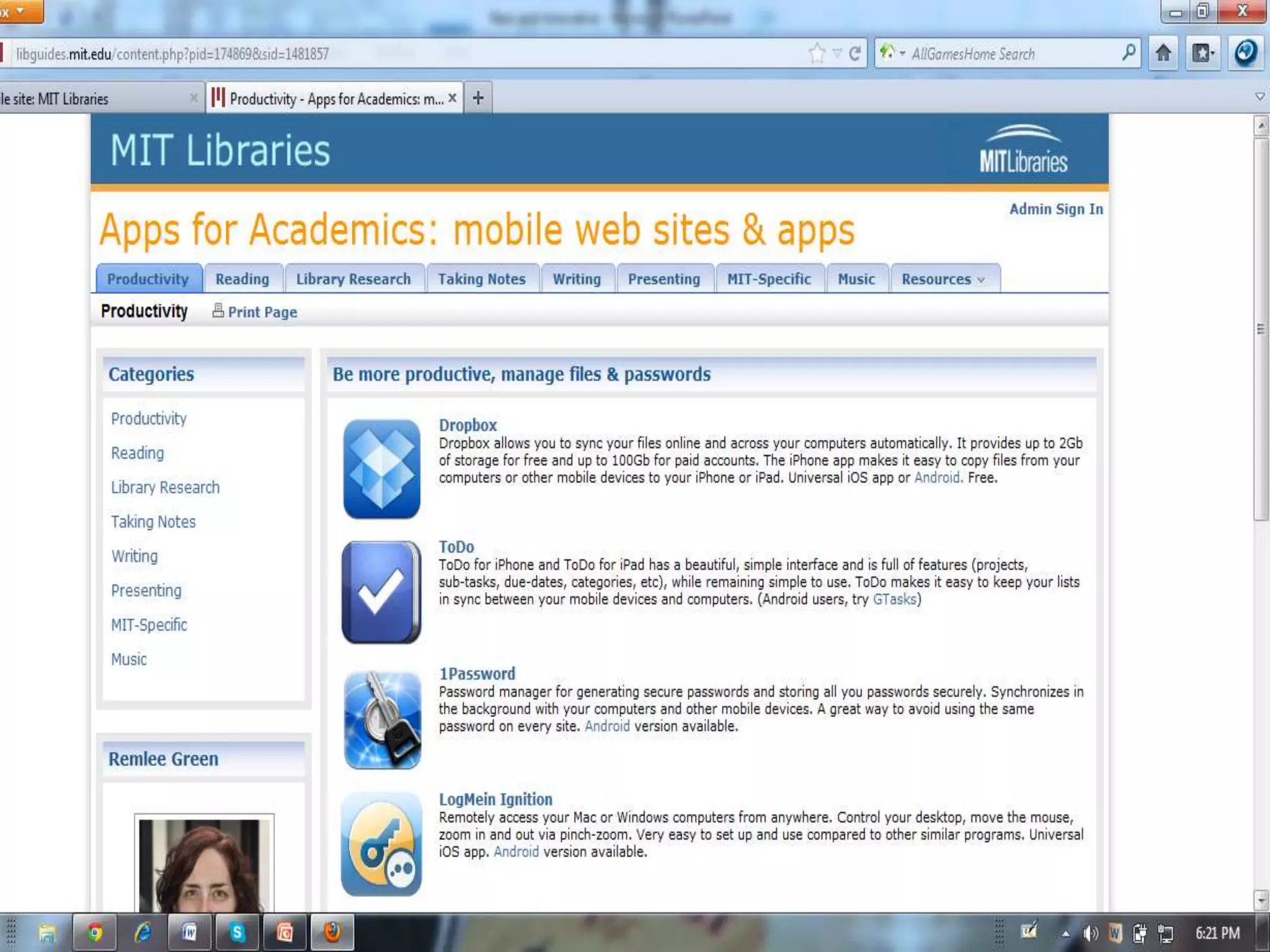 MOBILE LIBRARY WEBSITES
 