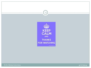 4/17/2014Dr.E.J.Sarma/ocm/2014
15
 