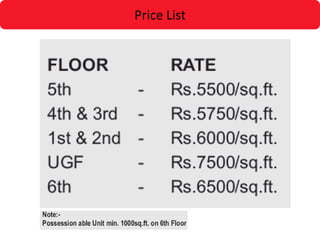Price List
 