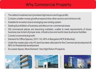 Why Commercial Property
 