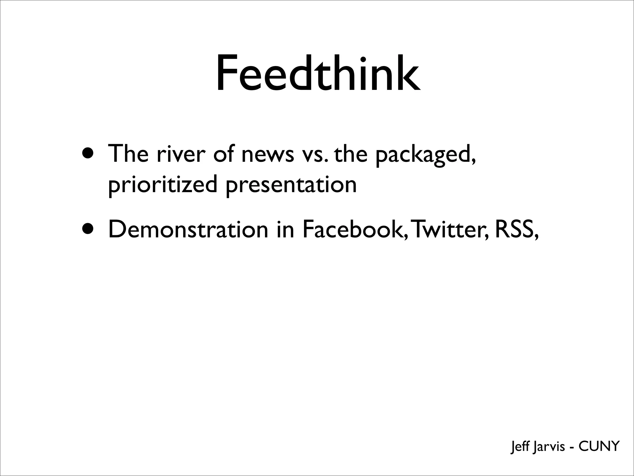 New architecture of media