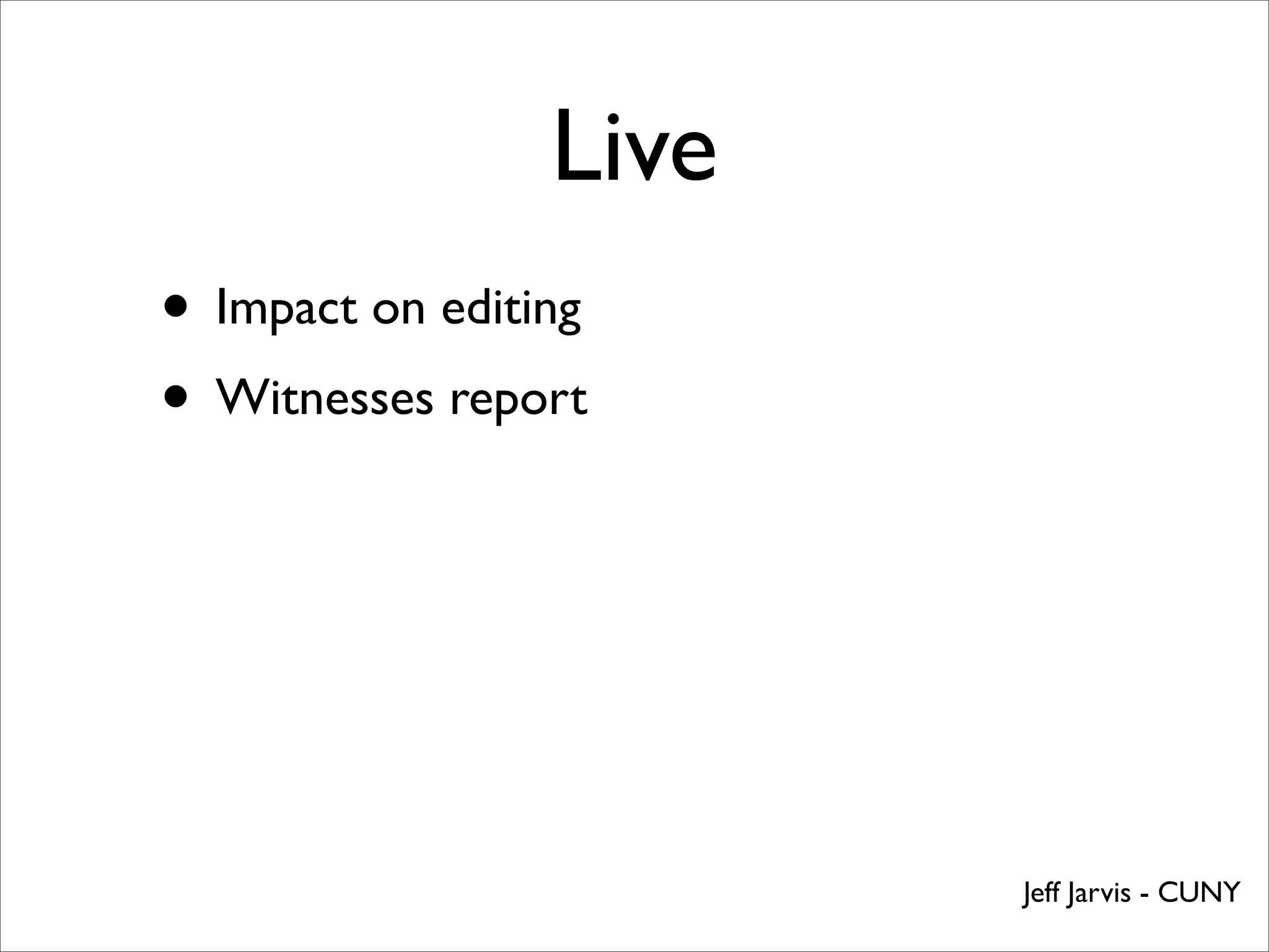 New architecture of media