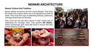 Newari-architecture is a indigenous style of architecture used by ...