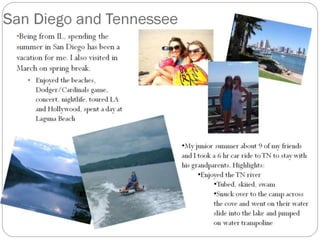 San Diego and Tennessee