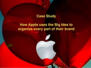 We make brands stronger.
We make brand leaders smarter.
The consumer’s ﬁrst
interaction with a
brand will be with a
big idea that delivers
the Brand Promise
The big
idea must
motivate
consumers
think, feel
and move
towards the
Purchase
Moment
Surpising
Innovation builds
from the big idea to
keep up to trends,
satisfy a broader
array of needs and
stay ahead of
competitors
Happy experiences
must over-deliver the
original promise of the
big idea. Every happy
purchase tightens the
bond and spread the
brand love to others.
The Brand Story must use the big idea
to entice consumers to think, feel and
act in ways that will beneﬁt the brand.
GRAYS
Guilt free pleasure
gourmet cookies
2
5
1 3
4
We make brands stronger.
We make brand leaders smarter.
Consumer
GRAYS
Lemon creme
Guilt free pleasure
gourmet cookies
GRAYS
Peanut Butter
Guilt free pleasure
gourmet cookies
GRAYS
Ginger Bread
Guilt free pleasure
gourmet cookies
GRAYS
Cranberry Time
Guilt free pleasure
gourmet cookies
The consumer’s ﬁrst
interaction with a
brand will be with a
big idea that delivers
the Brand Promise
Purchase Moment
Innovation
Experience
The consumer may
engage in the big idea
through the telling of
the Brand Story
GRAYS
Guilt free pleasure
gourmet cookies
2
5
1
3
4
Grays Cookies were
created with a bit of luck
Gray’s Cookies is based
on a 40-year-old family
recipe that had been used
for years in a local coffee
shop in Stowe Vermont.
Gray’s was a local favorite
and even among tourists,
famous for it’s Chocolate
Chip and Peanut Butter
flavors. No one realized it
was also a healthy treat—
low fat, low calories.
A taste of guilt
free pleasure
We make brands stronger.
We make brand leaders smarter.
Consumer
GRAYS
Lemon creme
Guilt free pleasure
gourmet cookies
GRAYS
Peanut Butter
Guilt free pleasure
gourmet cookies
GRAYS
Ginger Bread
Guilt free pleasure
gourmet cookies
GRAYS
Cranberry Time
Guilt free pleasure
gourmet cookies
The consumer’s ﬁrst
interaction with a
brand will be with a
big idea that delivers
the Brand Promise
Purchase Moment
Innovation
Experience
The consumer may
engage in the big idea
through the telling of
the Brand Story
GRAYS
Guilt free pleasure
gourmet cookies
2
5
1
3
4
The consumer engages a brand at 5 main touch-points
 
