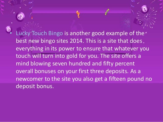 Best bingo sites 5 pound deposit