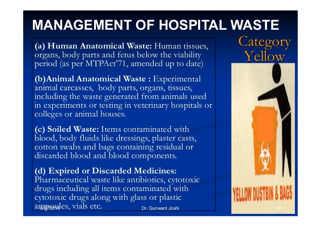New bio medical waste management rules 2016