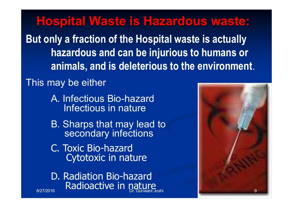 New bio medical waste management rules 2016