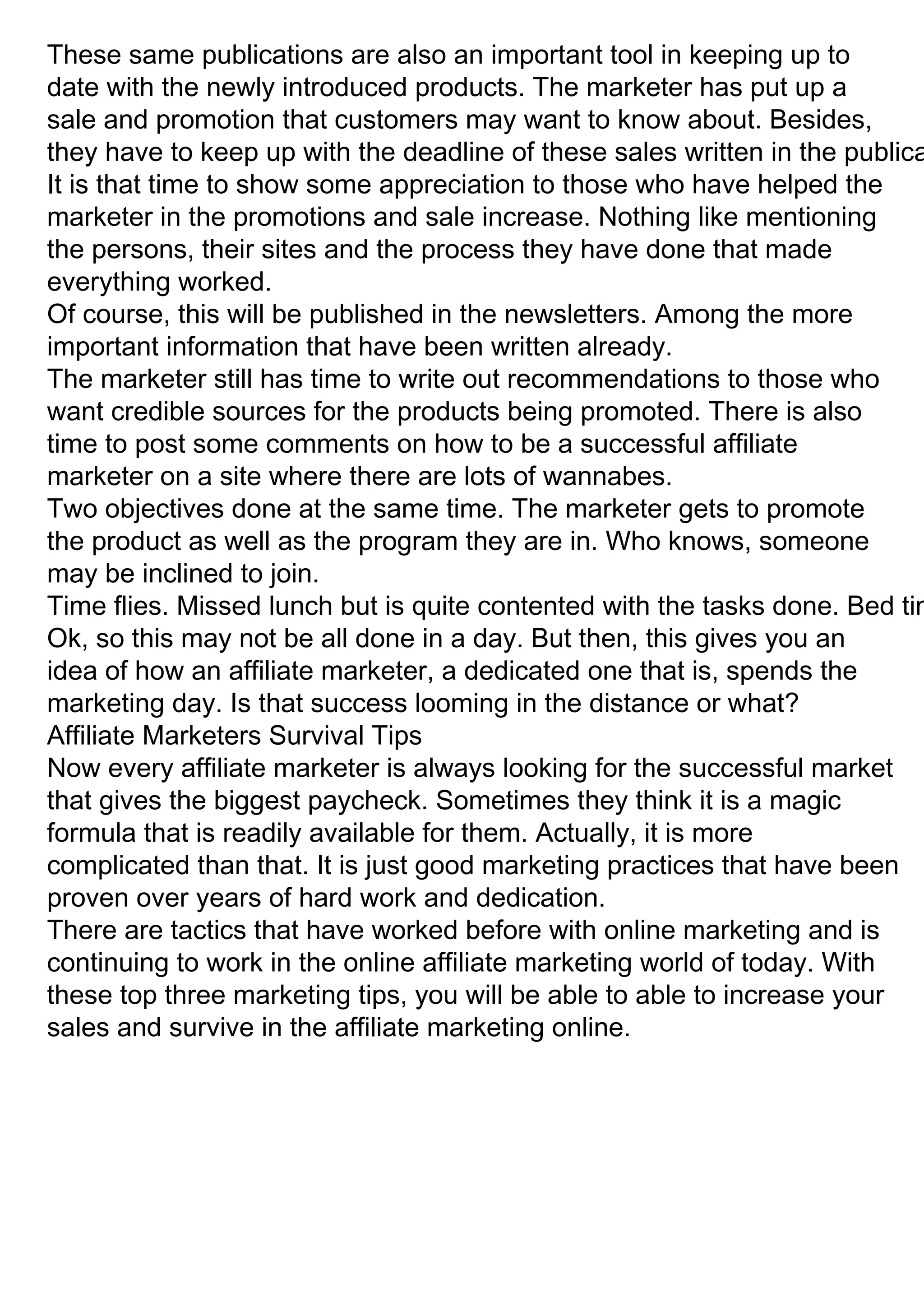 AFFILIATE MARKETING