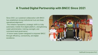 New BNCC Presentation On Cadet Management | PDF