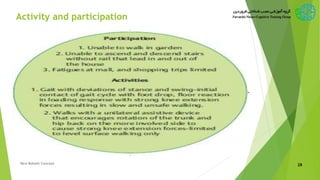 Activity and participation
New Bobath Concept 28
 