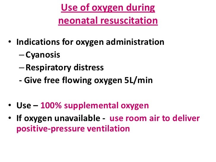 Resuscitation of a Newborn