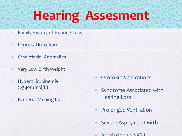 Newborn assessment