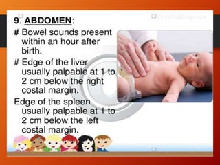 NEWBORN ASSESSMENT
