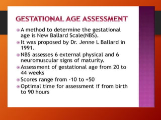 NEWBORN ASSESSMENT