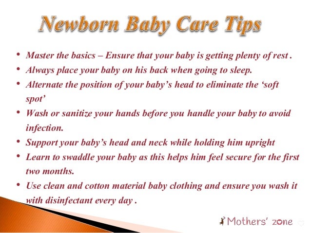 Tips on How to Take Care of Newborn Baby