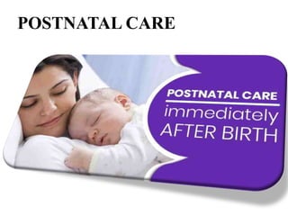 POSTNATAL CARE
 