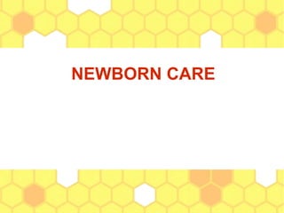 NEWBORN CARE
 