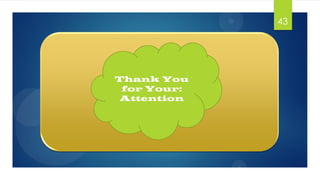 .
43
Suggestions
Thank You
for Your:
Attention
 