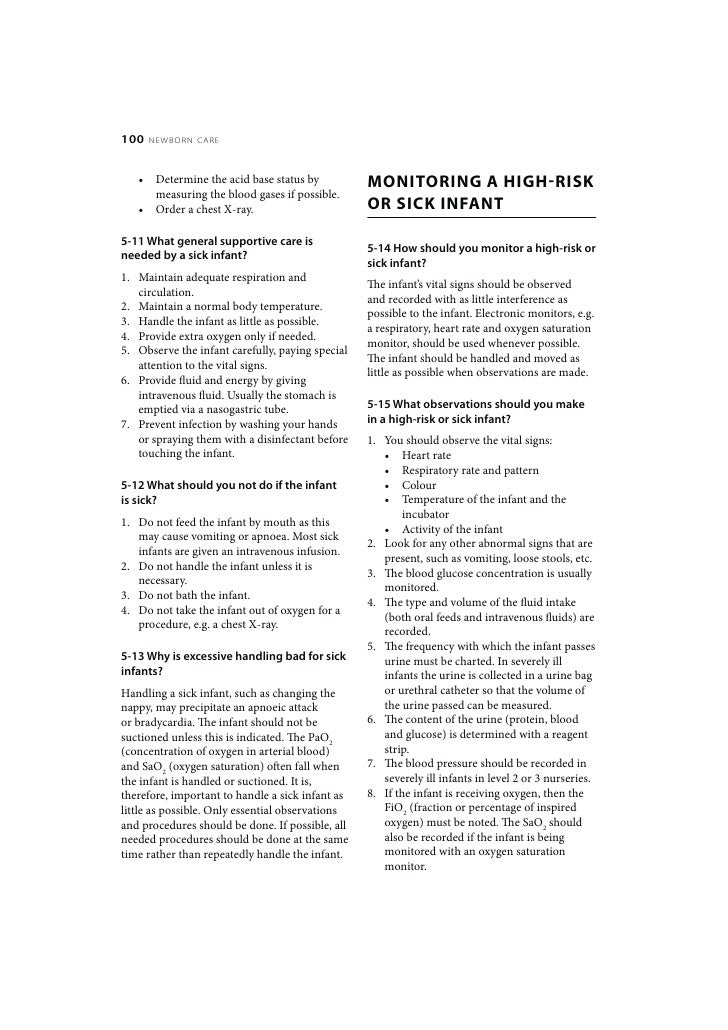 Sample Charting For Newborn Care