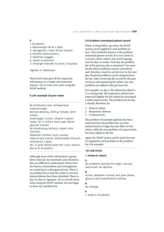 Newborn Care: Skills workshop Clinical notes and observation | PDF